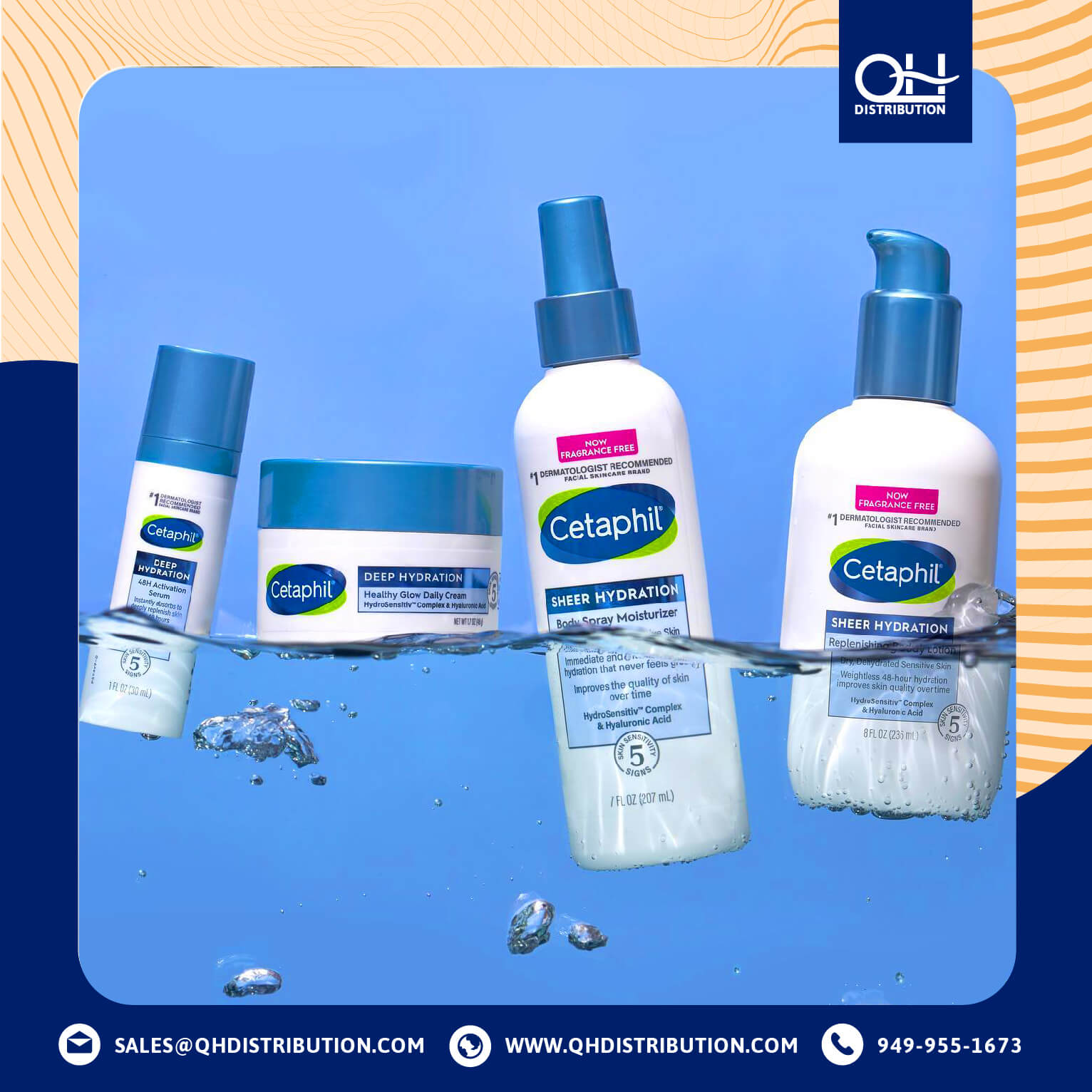 Wholesale Cetaphil Products Wipes, Cream, Cleanser Qhdistribution